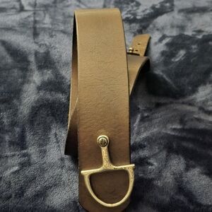 Ralph Lauren Brown Leather Belt Size S